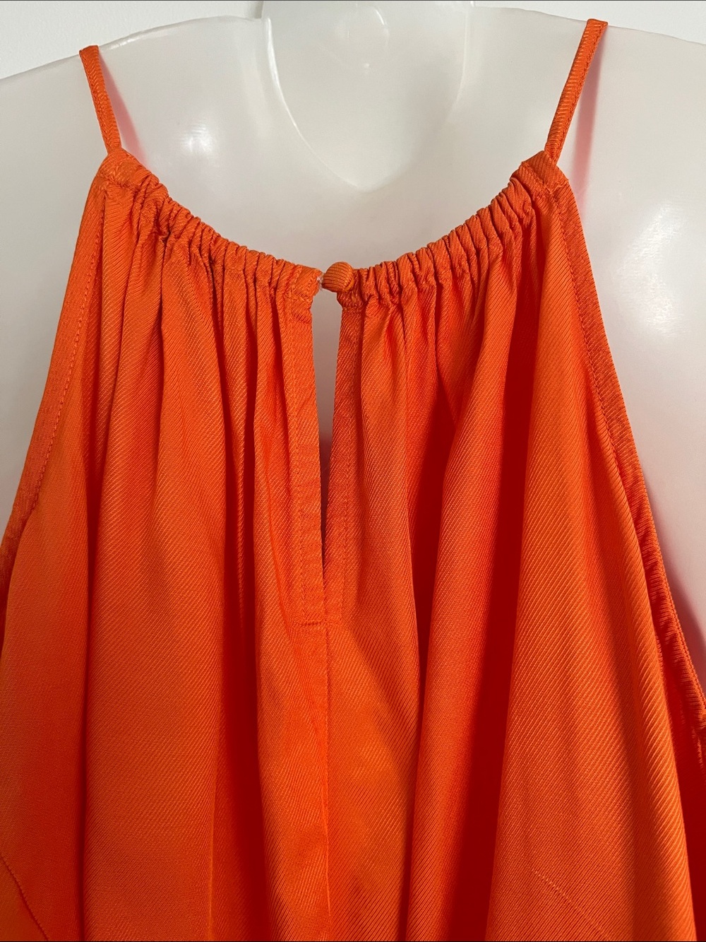 Maeve Bright Orange Spaghetti-Strap Cami - Picture 4 of 8